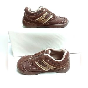Cherokee Jiovani Baby Boy Sneakers Shoes Size 6.5 Brown